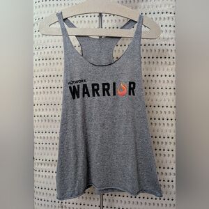 HOTWORX Women's Racerback Tank-Heather Gray-Medium